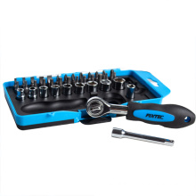 FIXTEC Easy Taking Ratchet Tools Socket Wrench Set For Sale